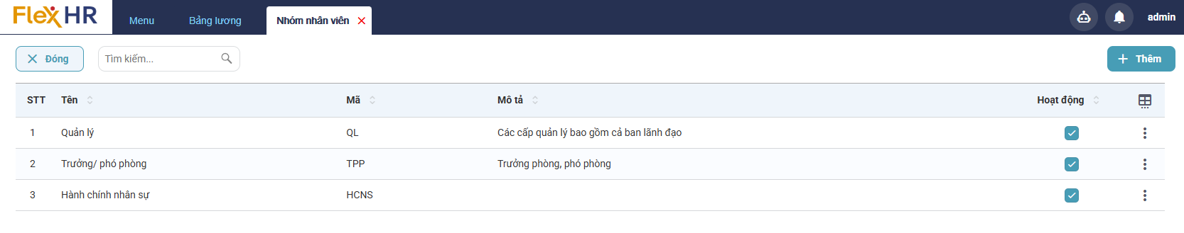 Thong tin nhan vien - Nhom nhan vien - Danh muc.png